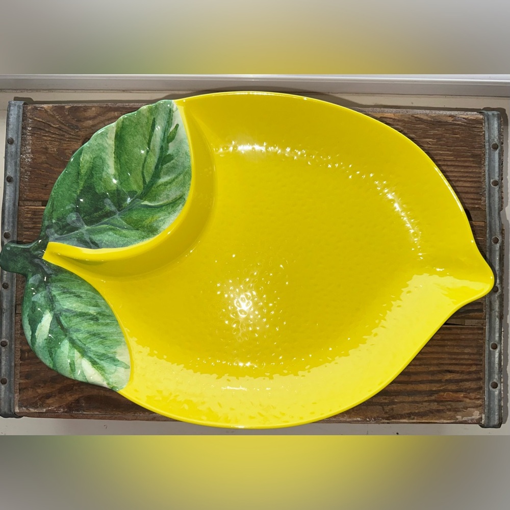 Lemon Chip & Dip Tray - New